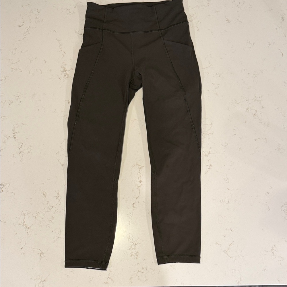 Lululemon Green Athletic Leggings